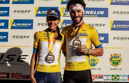 Argentina Paula Quiros e brasileiro Henrique Avancini são campeões do Contrarrelógio na CIMTB