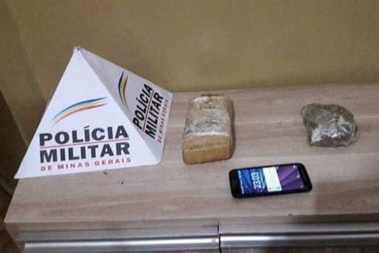 Homem é preso e PM apreende maconha no bairro Boa Vista