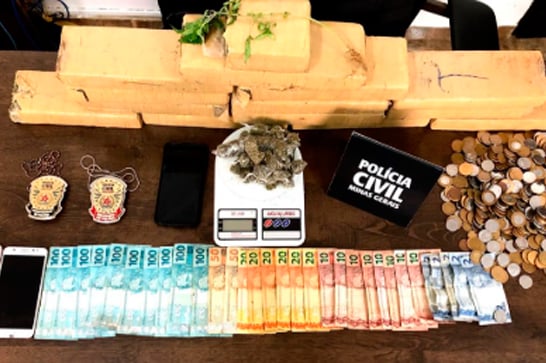 Polícia Civil prende pai e filho com grande quantidade de maconha