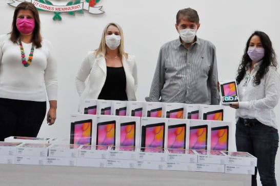 Tablets incrementam atendimento de agentes de saúde em Araxá
