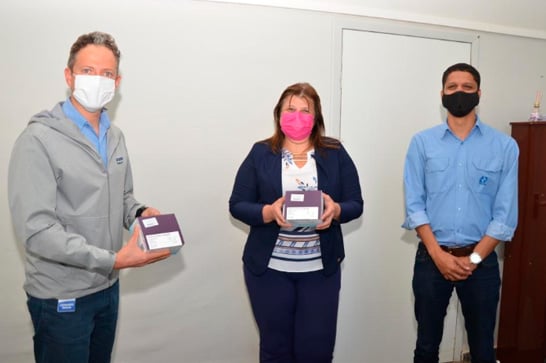 CBMM doa mais um lote de testes rápidos de Covid-19 para a Secretaria Municipal de Saúde