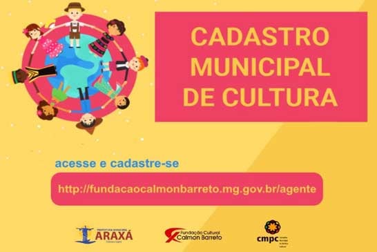 Prefeitura convoca comunidade para realizar o Cadastro Municipal de Cultura