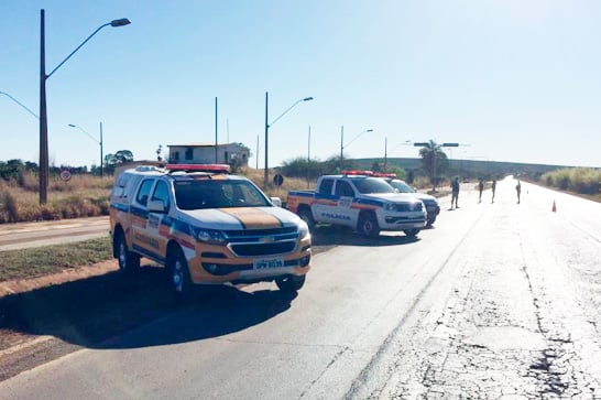 37º BPM executa diversas ações na Operação Triângulo Seguro