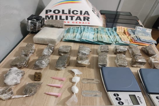 Operação da PM apreende drogas no bairro Cincinato de Ávila e termina com prisões de envolvidos