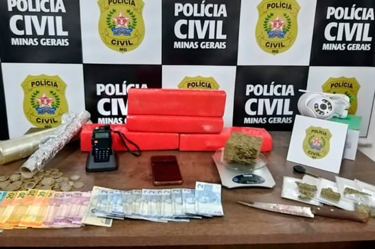 Operação conjunta da Polícia Civil prende “Agricultor” com 6kg de maconha