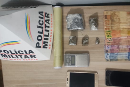 PM prende dupla por envolvimento com o tráfico de drogas