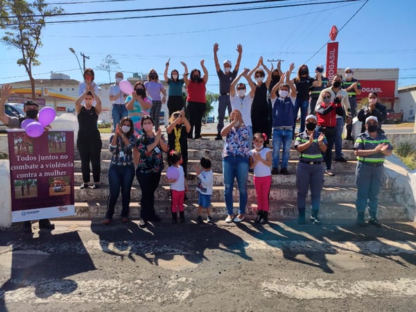 37° BPM e parceiros realizam carreata para encerramento da campanha Agosto Lilás