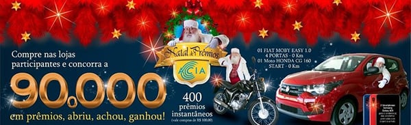 ACIA lança campanha de Natal em prol do comércio de Araxá