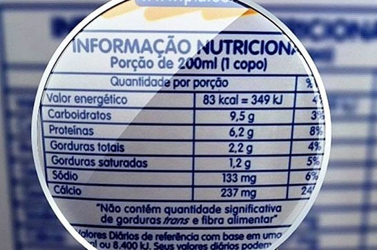 Anvisa aprova norma sobre rótulo nutricional em embalagens