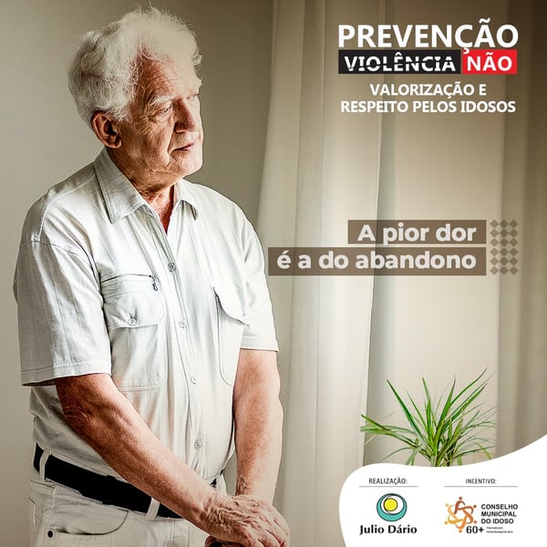 Centro Julio Dário realiza campanha de combate à violência contra idosos