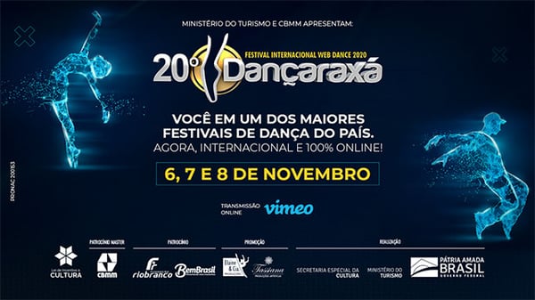DançaAraxá 2020 começa nesta sexta-feira em formato inédito