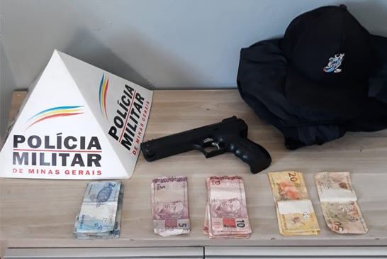 Homem é preso pela PM após roubo em mercearia