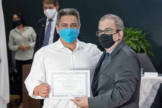 Robson e Mauro são diplomados pela Justiça Eleitoral