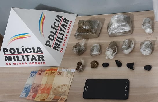 Homem é preso com drogas no Max Neumann