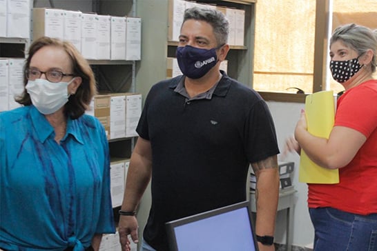 Prefeito visita servidores do Centro Administrativo