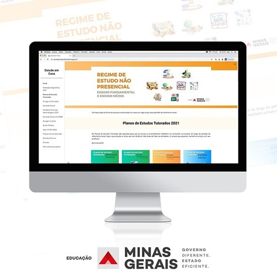 Site “Estude em Casa” reúne informações e materiais do ensino remoto de 2021