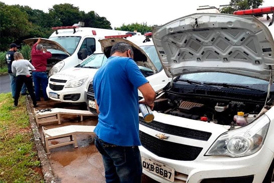 Vistoria é feita em parte da frota da Prefeitura de Araxá
