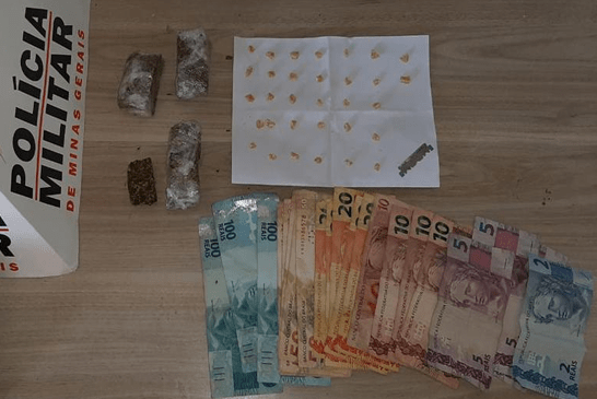 PM aborda suspeitos com drogas no Urciano Lemos