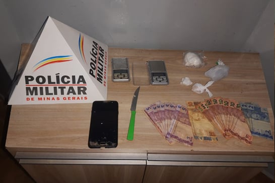 PM prende homem com maconha, cocaína e crack no Salomão Drummond