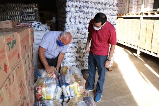 Campanha Vacinação Solidária já arrecadou mais de uma tonelada em alimentos