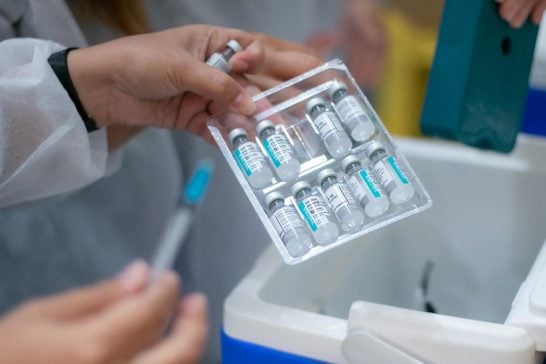 Vacinação de 2ª dose está sendo realizada de terça a sexta no Ginásio do Colégio Dom Bosco