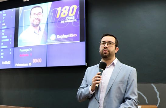 Vereador Raphael Rios faz balanço dos primeiros seis meses à frente da presidência da Câmara Municipal de Araxá