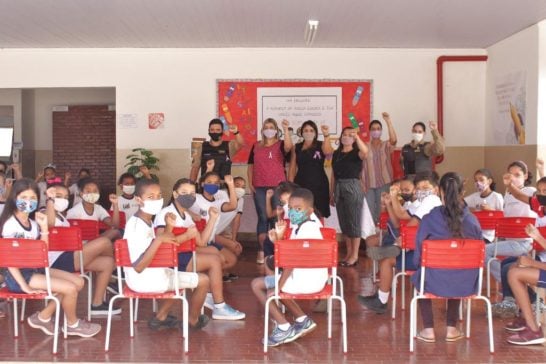 Agosto Lilás: Violência Doméstica é tema de palestras em escolas de Araxá