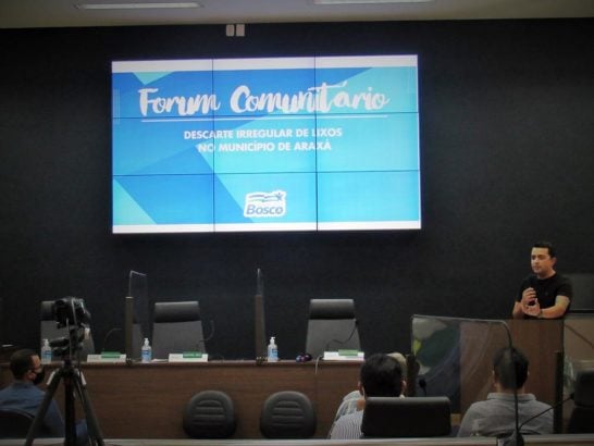 Fórum Comunitário debate descarte irregular de lixo em Araxá