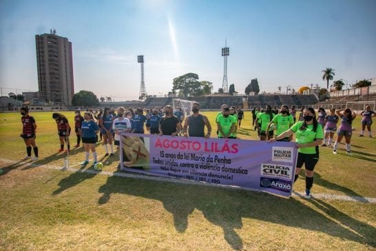 Minitorneio de Futebol Feminino marca encerramento do Agosto Lilás em Araxá