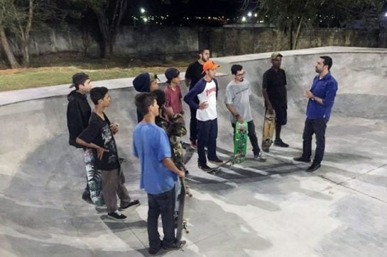 Reunião debate apoio a modalidade do skate em Araxá