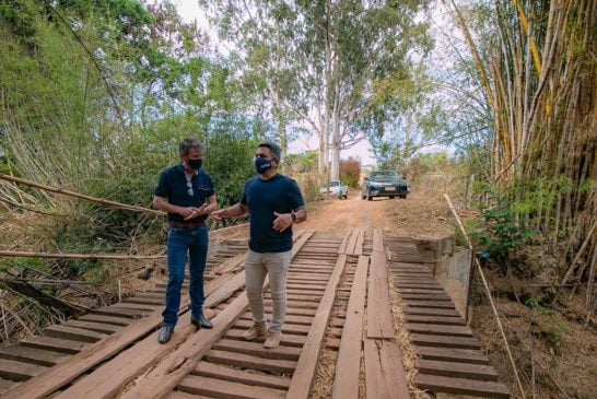 Prefeituras de Araxá e Perdizes fecham parceria para recuperação da Ponte Queimada